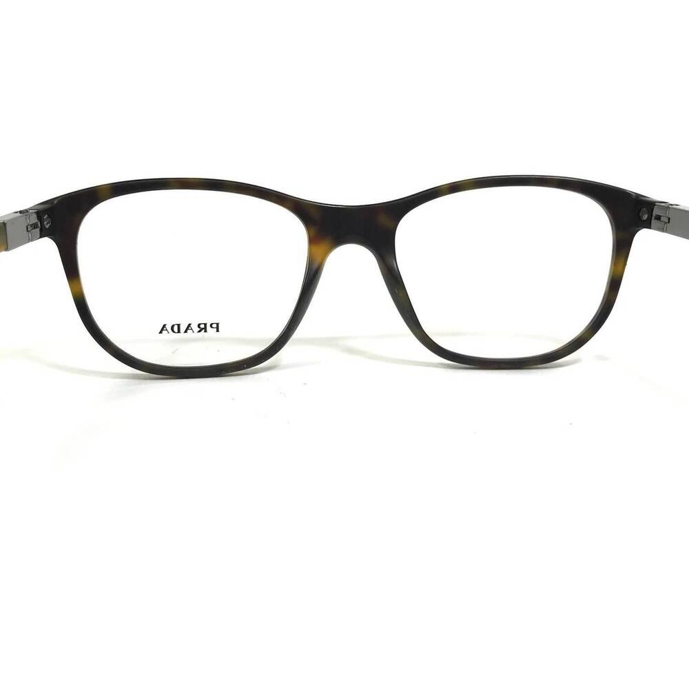 NEW PRADA women's vpr29s square eyeglasses in matte tortoise - Picture 4 of 4
